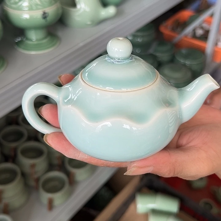 龙泉云间青瓷小米茶器