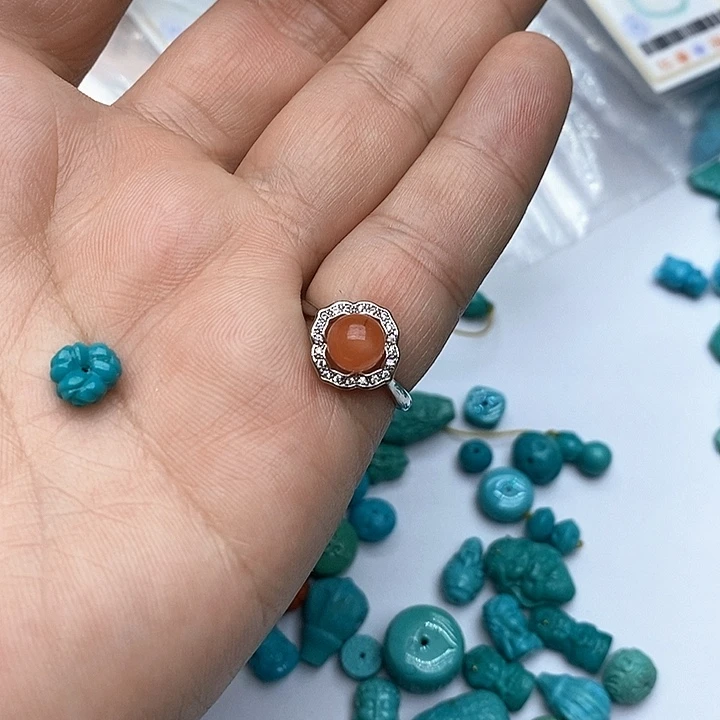 美***儿南红玛瑙未镶嵌珠宝奇石