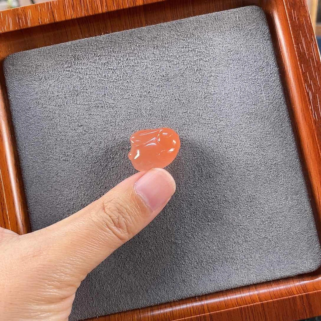 有***柚南红玛瑙未镶嵌吊坠(不含链)