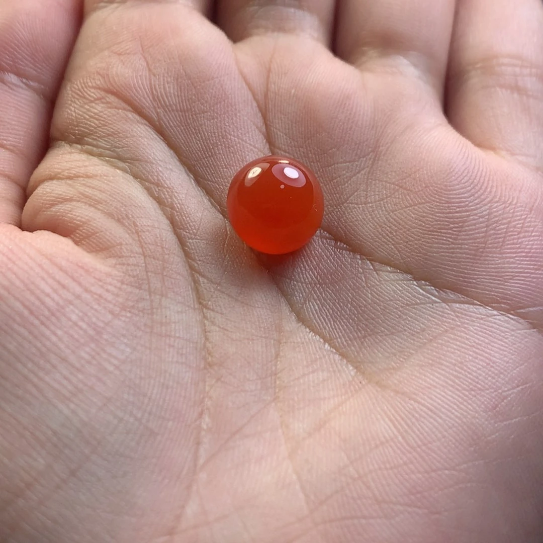 南红玛瑙冰红戒面未镶嵌保山原矿南红