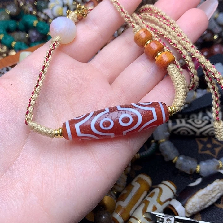 玛瑙/玉髓未镶嵌发一条