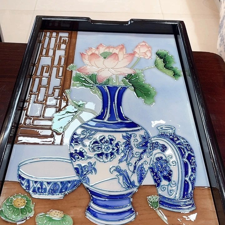 瓷板画瓷板画艺术作品