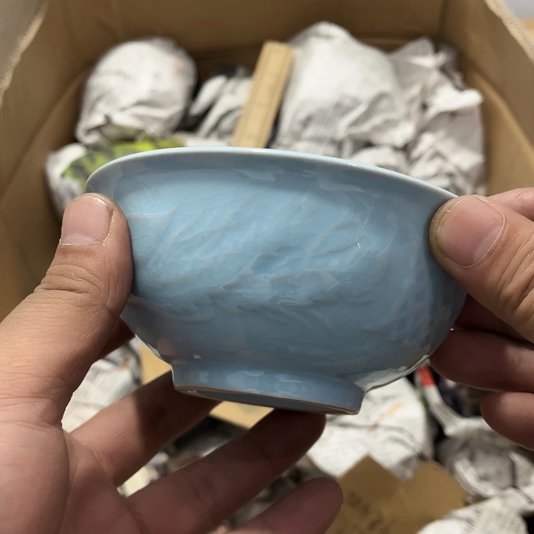 语***夜瓷片茶摆件工艺品摆件666