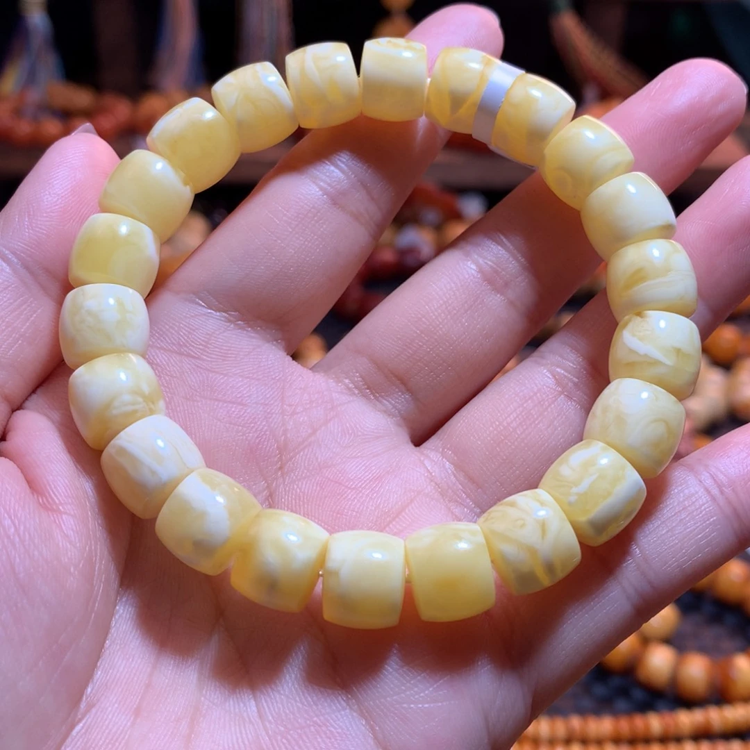 蜜蜡未镶嵌手串蜜蜡手串