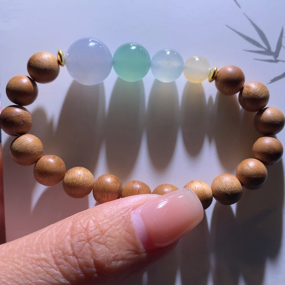 翡翠散珠特价浓彩水滴卡7.7-12.9