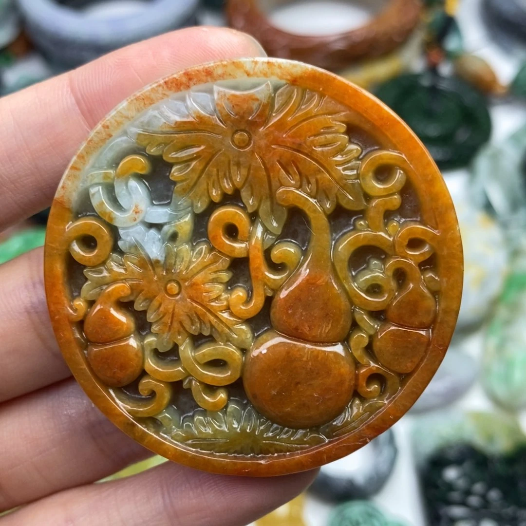 颈饰未镶嵌翡翠吊坠