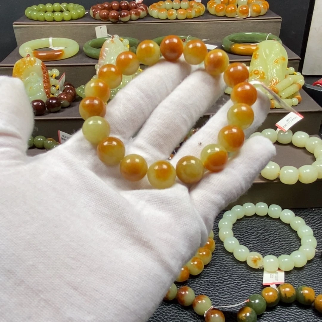 透闪石质玉未镶嵌手链