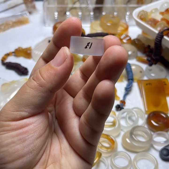 ****幂玛瑙/玉髓颈饰未镶嵌003