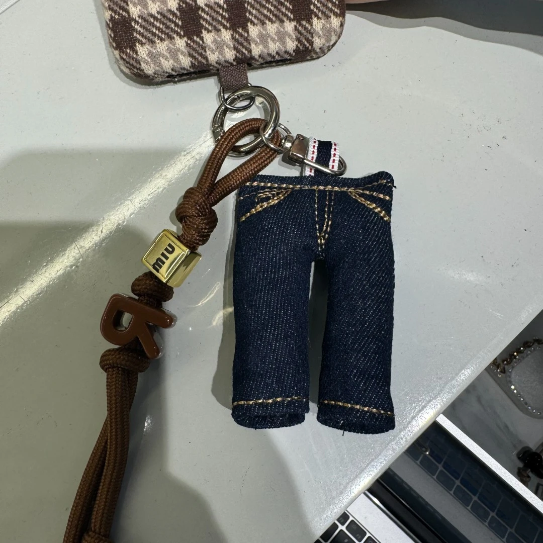 牛仔裤子手机包包挂件