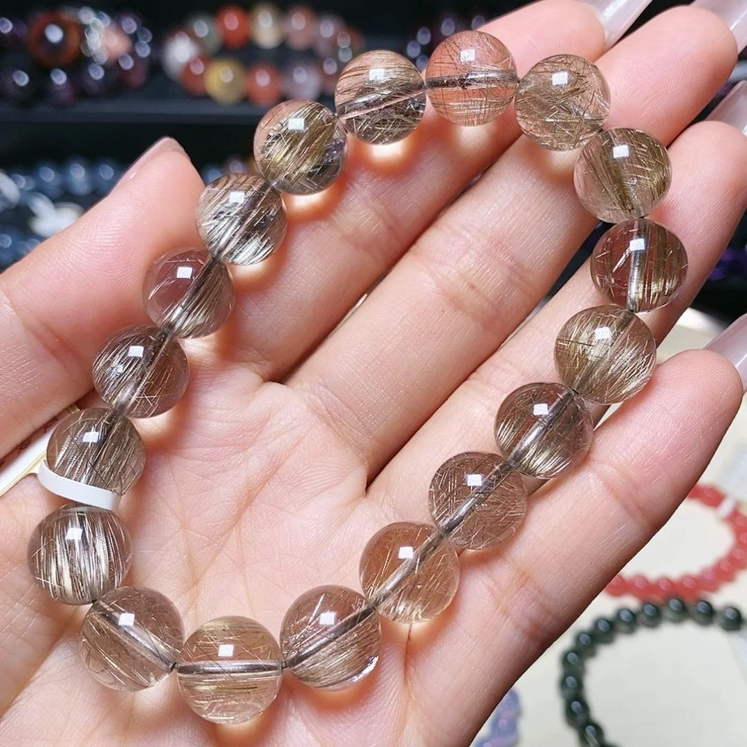 水晶手串未镶嵌发晶