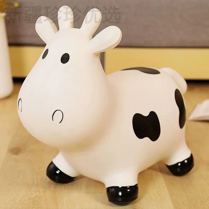 新疆包邮音乐儿童骑马跳跳马充气加大加厚宝宝骑马防爆坐骑音乐橡