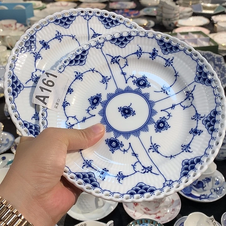 瓷片点心盘两个点心盘