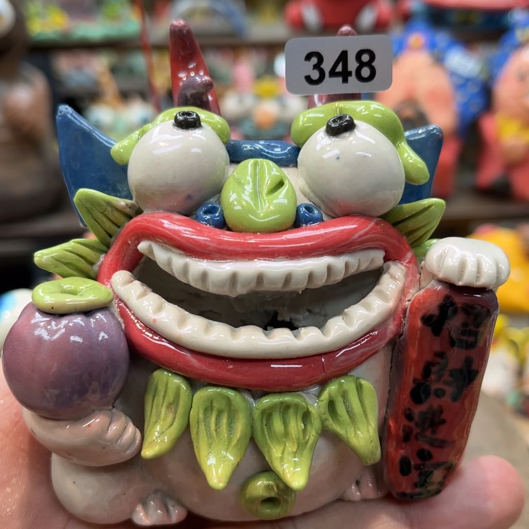 陶瓷纯手工抽象陶瓷摆件348