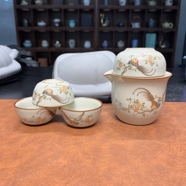 A365汝窑快客杯陶瓷便携旅行茶具公司会展团建中秋节日活动伴手礼