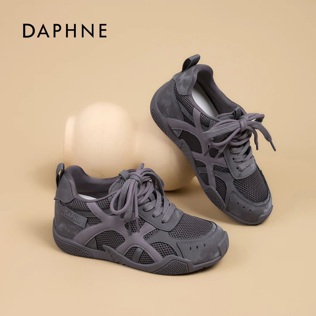 达芙妮新款增高透气德训鞋秋季时尚休闲低帮舒适百塔女鞋M