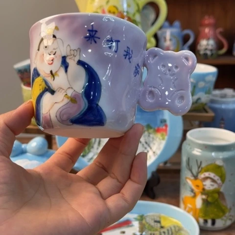 炉景德镇釉下手绘陶瓷