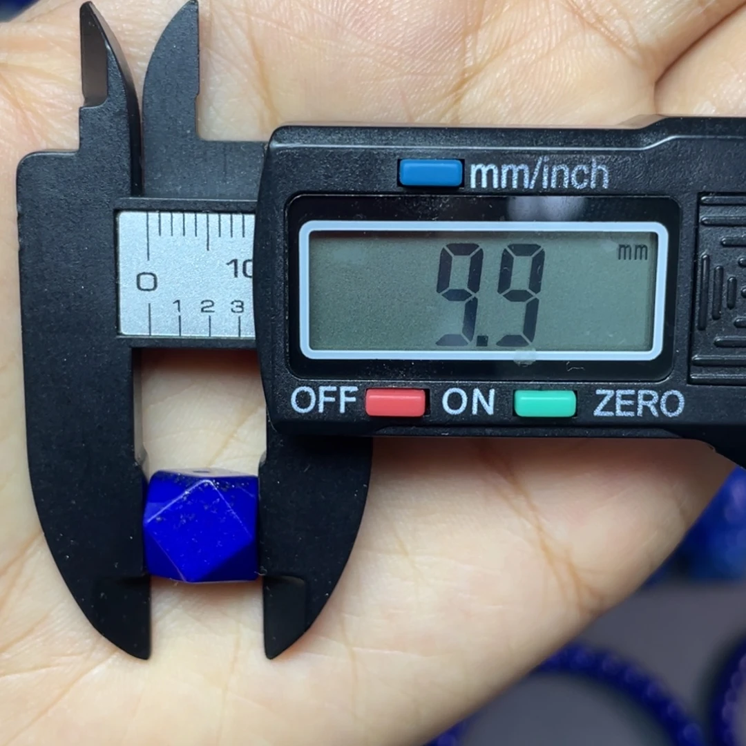 未镶嵌青金石9.9mm唐八棱配饰