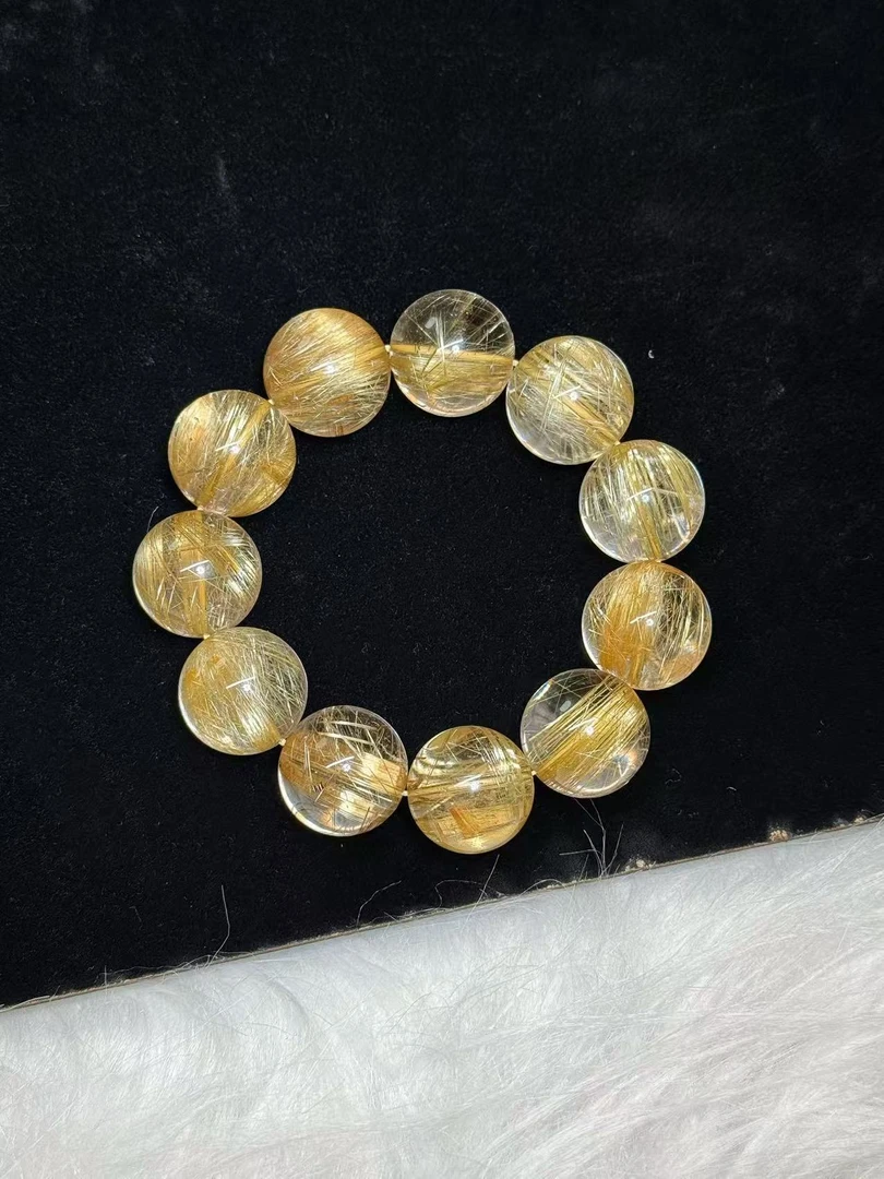 【财富爆发力】高能财富米米多 能量金多富多水晶手串