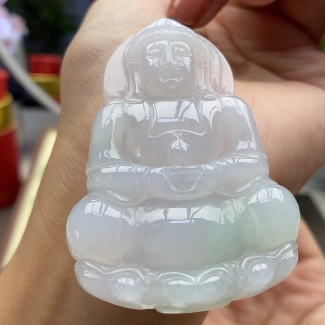 翡翠未镶嵌颈饰吊坠32