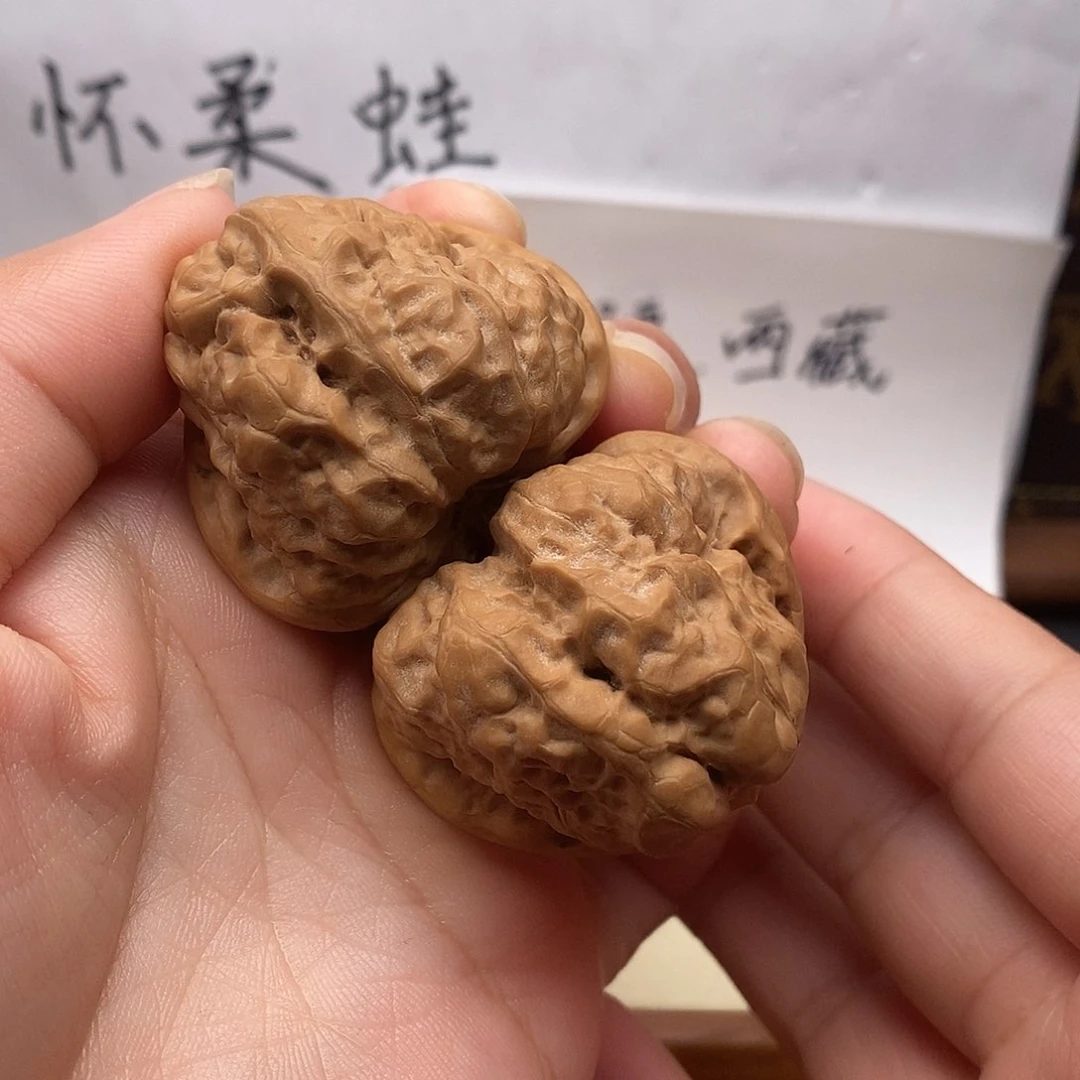 文玩核桃手串39三角开背