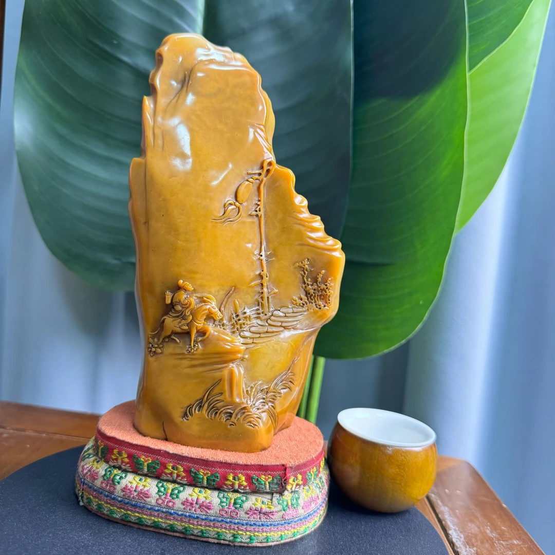 闲章雅印 寿山石手把件80202