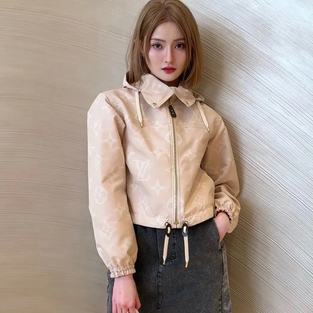 未使用 LouisVuitton/路易威登 SS24老花满印外套/36码/A01421