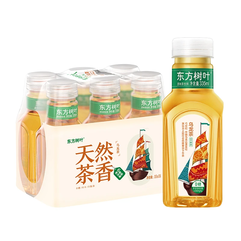 【临期】农夫山泉【335ml*6瓶】乌龙茶口味东方树叶塑膜装批发