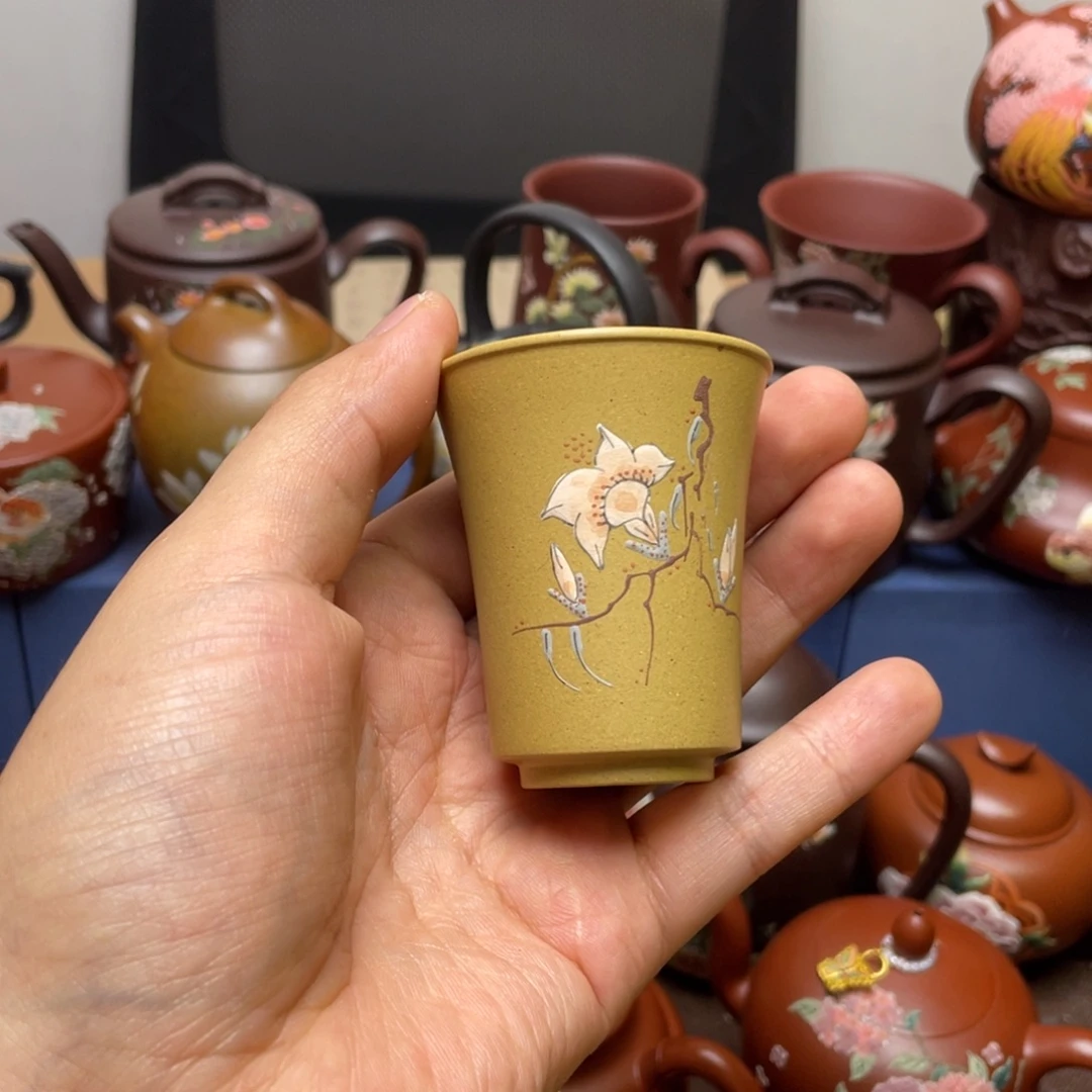 茶杯紫砂紫砂主人杯40cc