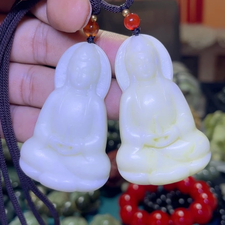 蛇纹石玉未镶嵌项链