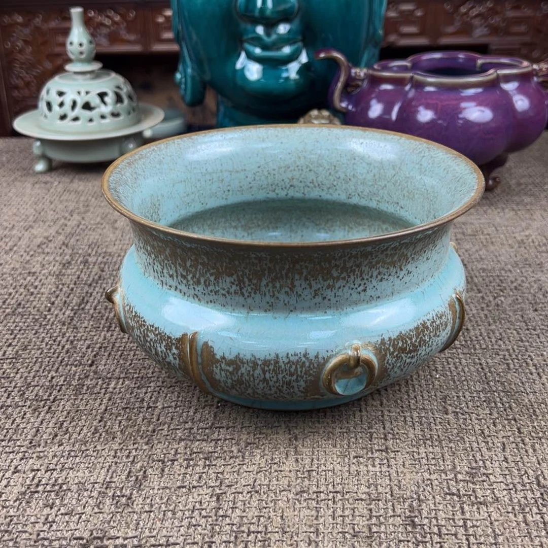 Lao窑瓷直播间开门货陶瓷艺术品正能量