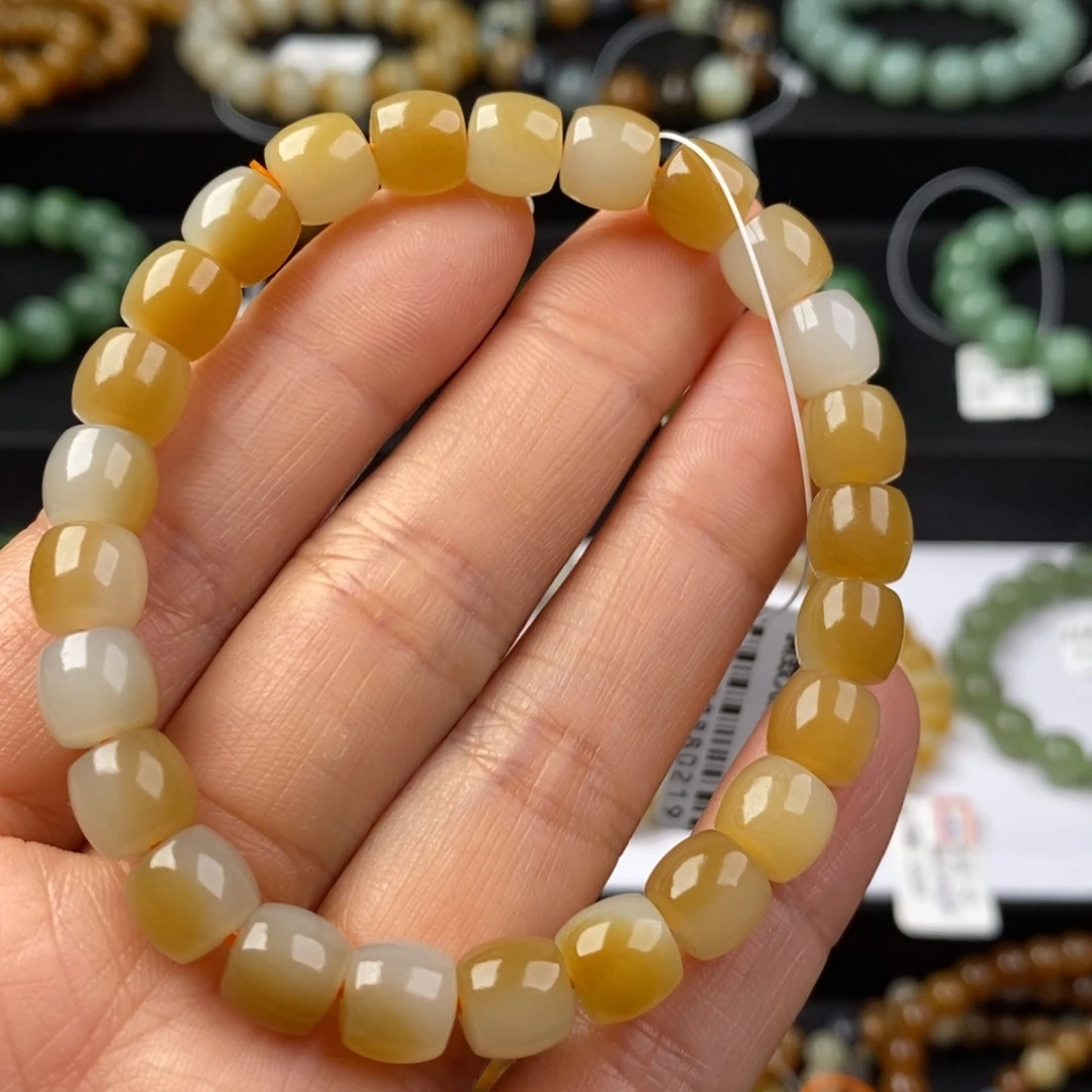 和田玉手串未镶嵌