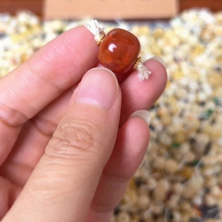 南红玛瑙未镶嵌13.5mm南红