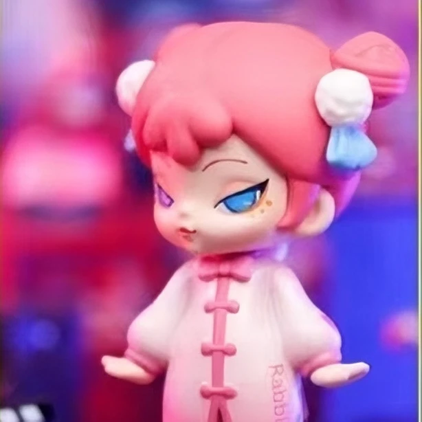 NAMI潮流街区盲盒新国风国潮系列复古旗袍女孩摆件潮玩展示