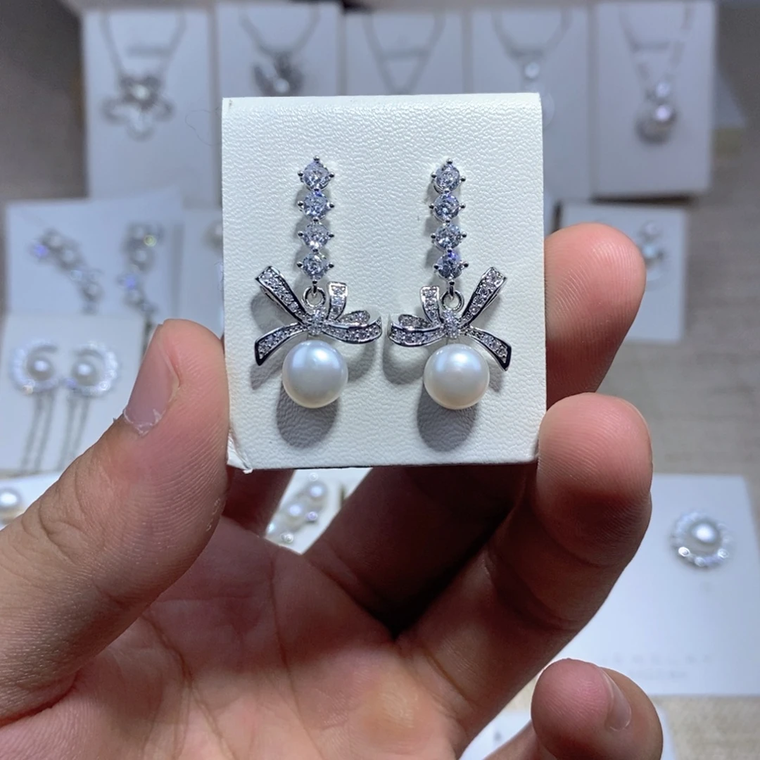 未镶嵌耳饰淡水珍珠