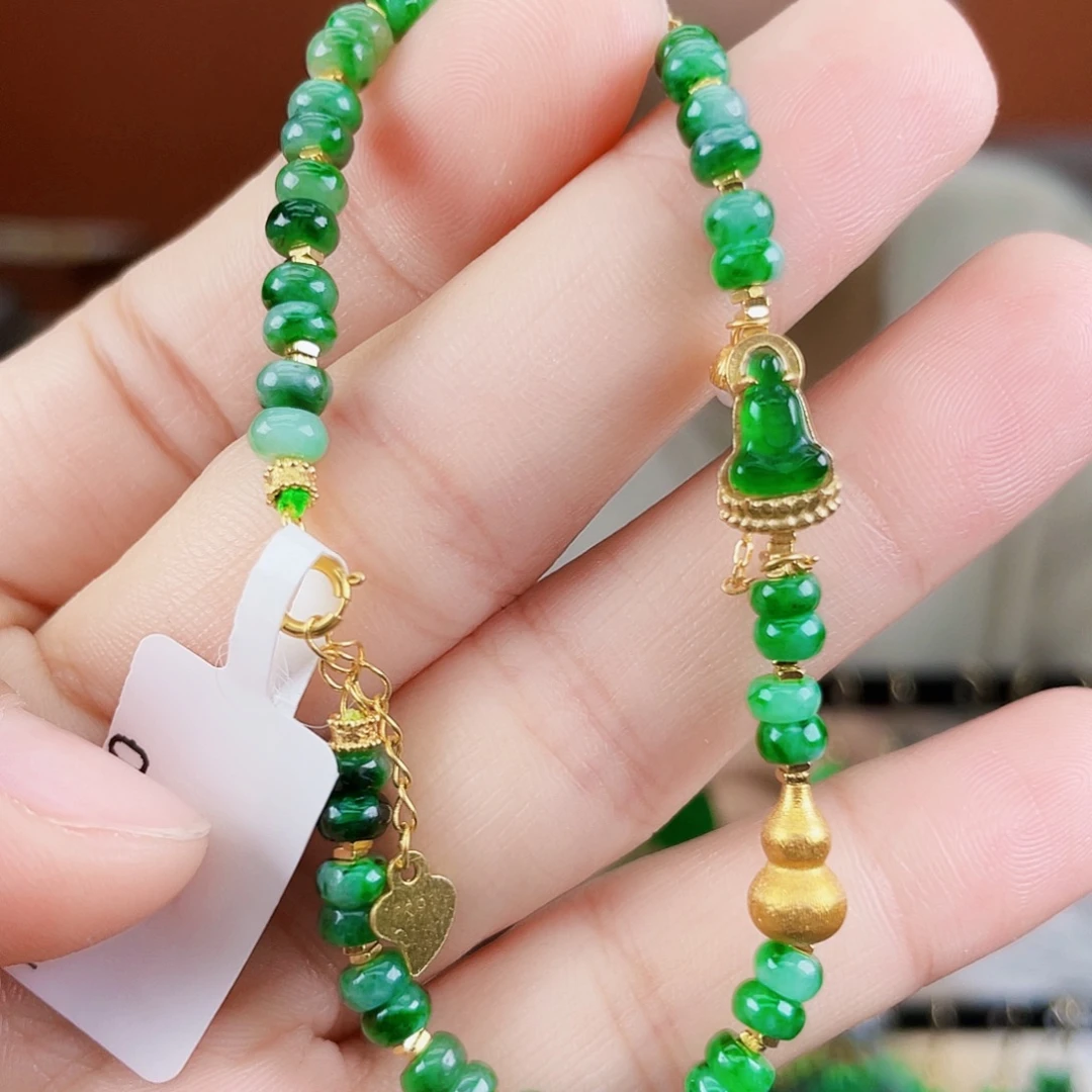 翡翠未镶嵌耳饰饰品