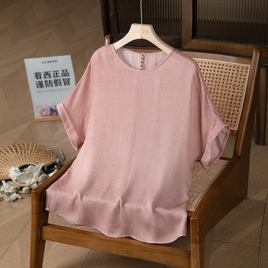 ZHUOXI/着西新中式宽松重磅斜襟时尚洋气百搭衬衫上衣12599296