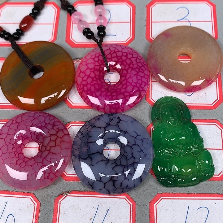 希***好玛瑙/玉髓未镶嵌颈饰