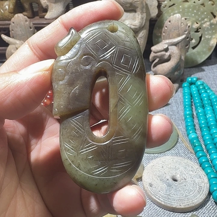 燕***星和田玉（糖玉）未镶嵌挂件