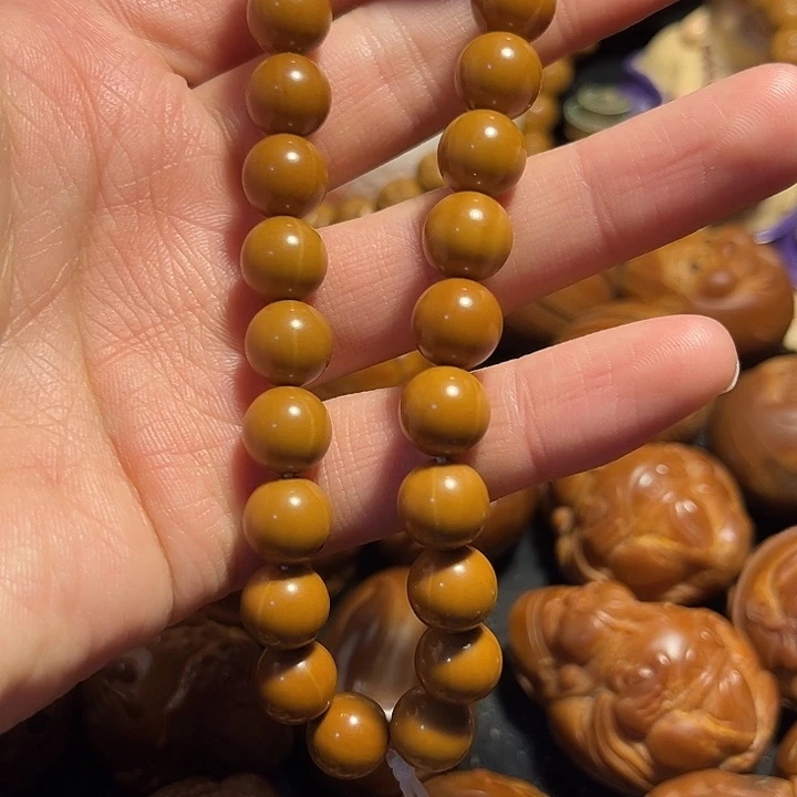 橄榄核手串/手链猴头正圆1.0