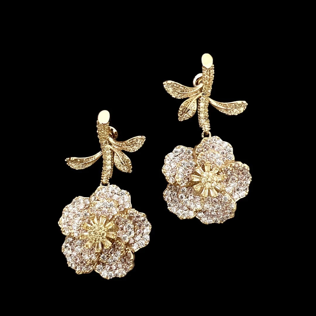 铜合金耳饰 F3783时尚手作耳坠孤品