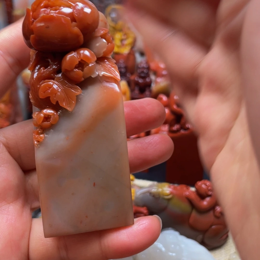 寿山石印石精美寿山