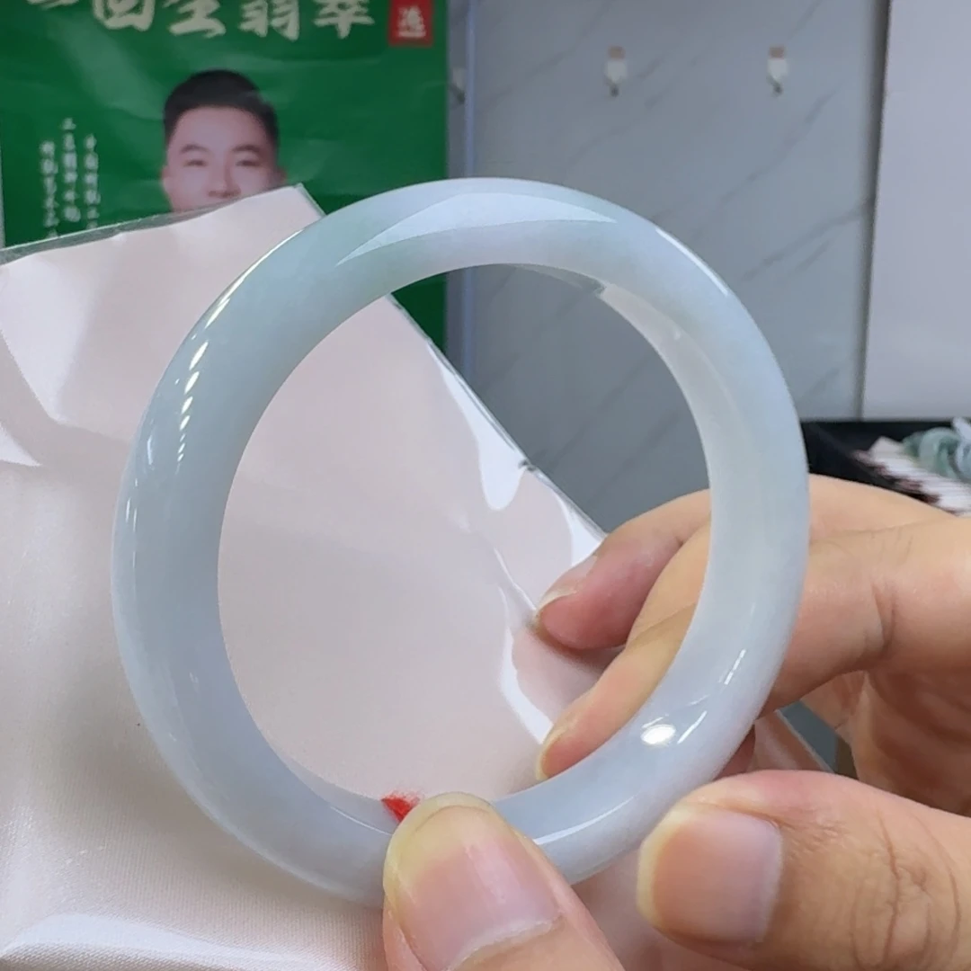 贝***潘未镶嵌手镯翡翠纯天然缅甸翡翠a货