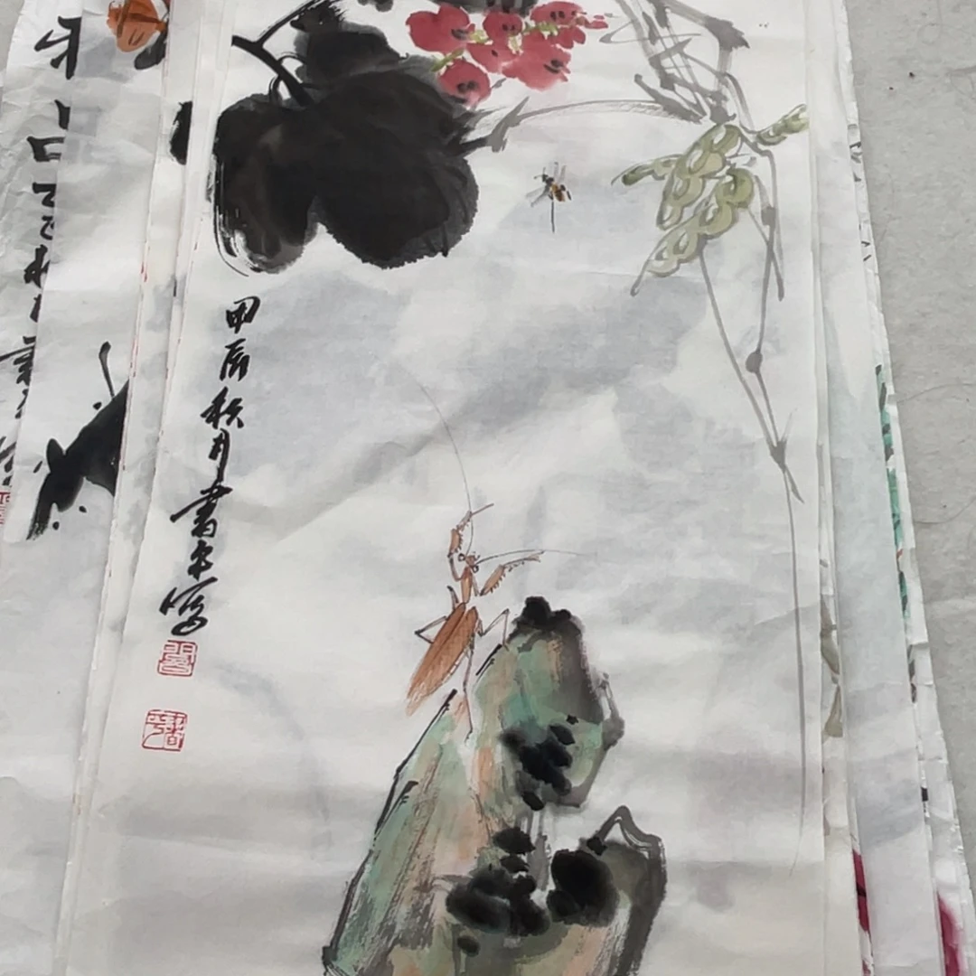 国画闫书平老师绘画