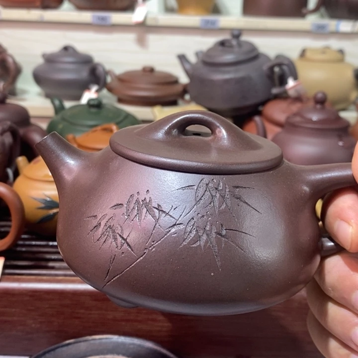 俩***爸紫砂茶壶微瑕处理