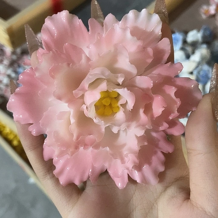 陶瓷纯手工捏花设计