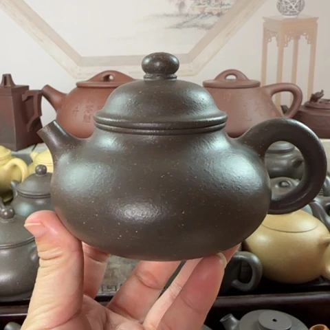 茶壶紫砂梨皮天青200cc
