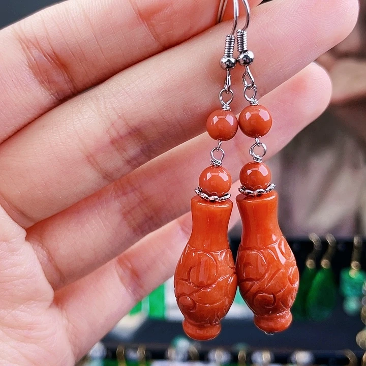 翡翠耳饰未镶嵌饰品