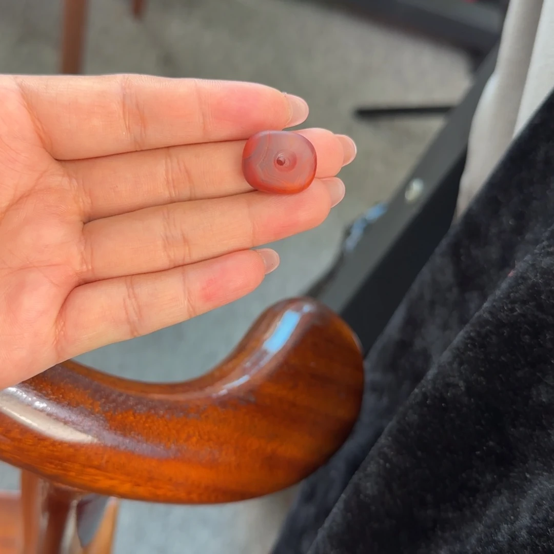 南红玛瑙配饰未镶嵌川料火焰纹藏扣福利款特大号