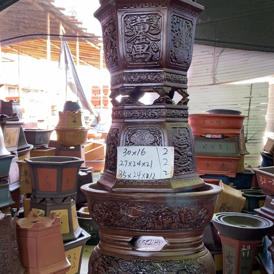 紫砂花盆紫砂紫砂