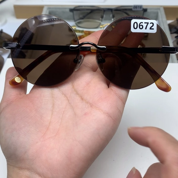 一体款无框复古圆0672